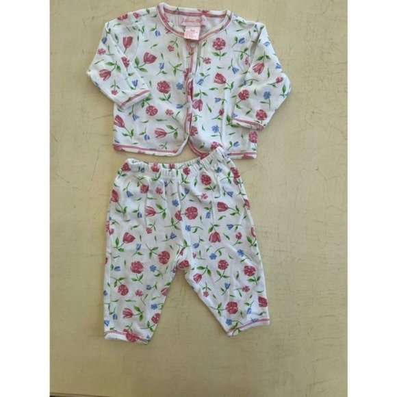 Jillian’s Closet Vintage 6 Mos Floral Set - Picture 1 of 1